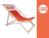 Leżak Reklamowy Z NADRUKIEM Ogrodowy Plażowy Twoje LOGO