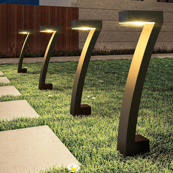 4x NOWOCZESNE LAMPY SOLARNE OGRODOWE WODOODPORNE wbijane do ogrodu
