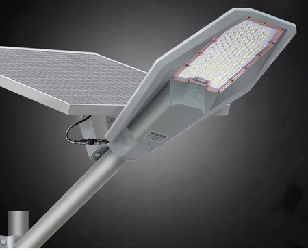 LAMPA ULICZNA LED SOLARNA 2000W 80Ah ZEWNĘTRZNA OGRDOWA latarnia na SŁUP