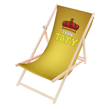 Leżak Drewniany ogrodowy plażowy premium TRON TATY