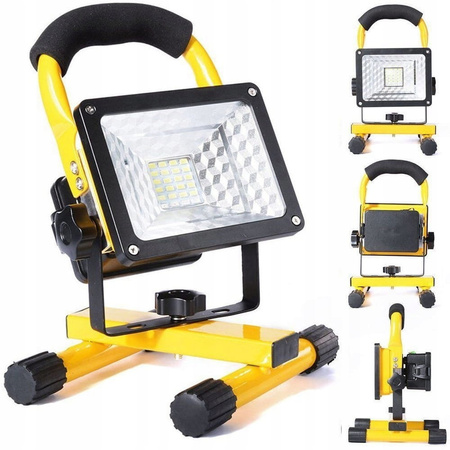 HALOGEN PRZENOŚNY LED SMD AKUMULATOROWY 50W