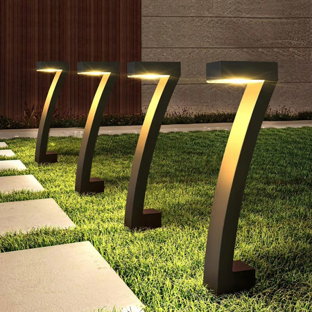 4x NOWOCZESNE LAMPY SOLARNE OGRODOWE WODOODPORNE wbijane do ogrodu
