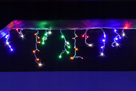 KURTYNA ŚWIETLNA 17M SOPLE 500 LED MULTI + FLASH SOPLE HERMETYCZNY KABEL