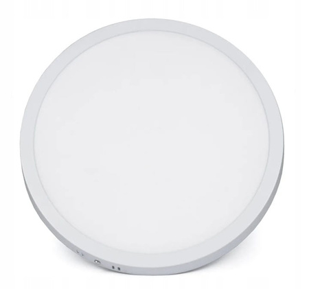 PANEL LED NAŚCIENNY 18W NATYNKOWY NIEMRUGA CCD OKRĄGŁY