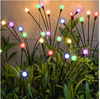 OGRODOWE KULECZKI LED SWING - KOLOROWE LAMPKI SOLARNE DO OGRODU (2 SZTUKI)