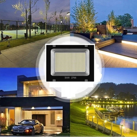 HALOGEN LAMPA NAŚWIETLACZ LED 500w 45000 SLIM