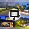 Lampa Naświetlacz LED 10W Z CZUJNIK RUCHU PREMIUM