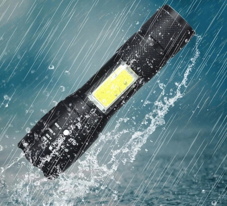 Latarka Taktyczna  ROWEROWA led cree Q5 zoom mini
