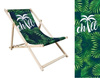 Leżak Drewniany ogrodowy plażowy premium CHILL