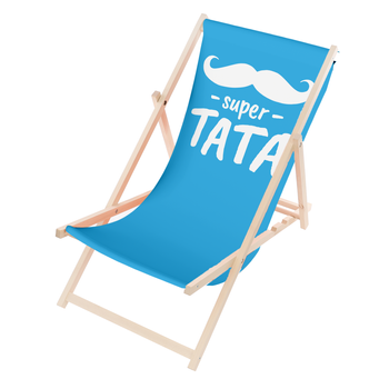 Leżak Drewniany ogrodowy plażowy premium SUPER TATA