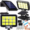 LAMPA SOLARNA DO OGRODU DO GARAŻU Z CZUJNIKIEM RUCHU MOCNA 288LED LATARNIA