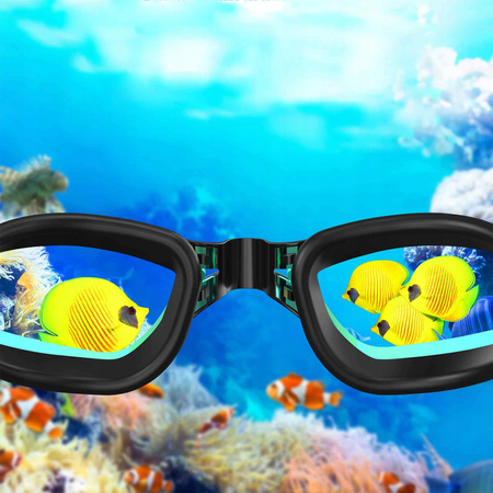 Okulary do Pływania Pływackie na Basen ANTI-FOG Gogle POLARYZACJA Filtr UV