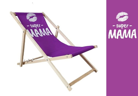 Leżak Reklamowy Z NADRUKIEM Ogrodowy Plażowy Twoje LOGO