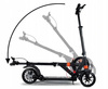 HULAJNOGA DUŻE KOŁA DOROSŁYCH SCOOTER 20CM TARCZOWY HAMULEC AMORTYZATORY