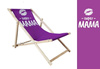 Leżak Reklamowy Z NADRUKIEM Ogrodowy Plażowy Twoje LOGO
