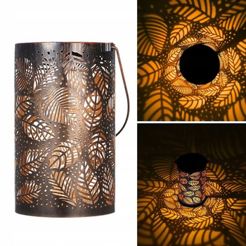 LAMPION LED SOLARNY KAGANEK LATARNIA WISZĄCA LAMPA OGRODOWA DO ALTANKI