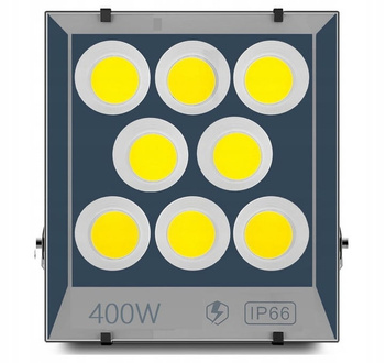lampa LED GARAZOWA 400W 230V ULICZNA WARSZTATOWA SUFITOWA HALOGEN BUDOWLANY