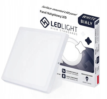PANEL plafon LED NATYNKOWY 18W NIEMRUGA CCD KWADRATOWY NATYNKOWA LAMPA LED