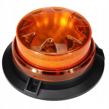 LAMPA OSTRZEGAWACZA ŚWAITŁO MAGNES UFO 12/24V 24 LED KOGUT LAMPY ROBOCZE