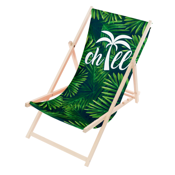 Leżak Drewniany ogrodowy plażowy premium CHILL