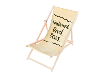 Leżak Drewniany premium HUSBAND