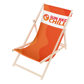 Leżak Drewniany ogrodowy plażowy premium FIRMOWY SunBedChill