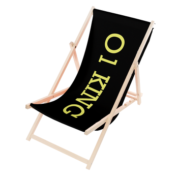 Leżak Drewniany ogrodowy plażowy premium 01 KING