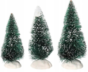 CHOINKI DEKORACYJNE BOŻE NARODZENIE ŚWIĄTECZNA DEKORACJA ZESTAW 3 PREZENT